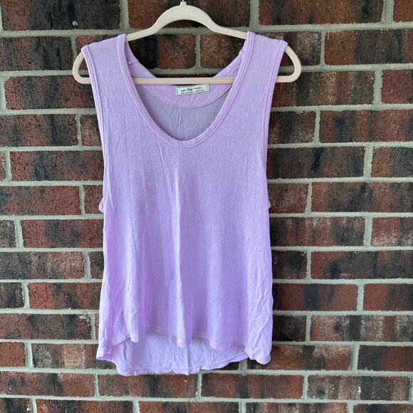 Lg We The Free People Take The Plunge Tank Top Purple Boho Festival Effortless - Picture 2 of 8